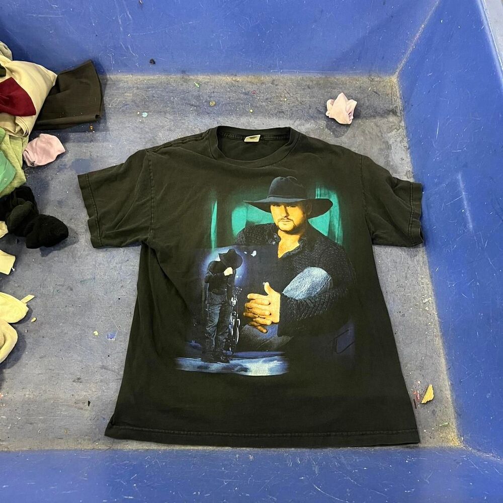 Tim Mcgraw band tee mens size L Large y2k 1999 a place in the sun